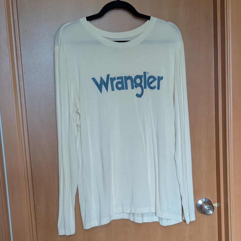 Wrangler Cream Long Sleeve Shirt